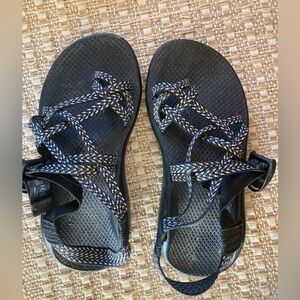 Black and White Chacos